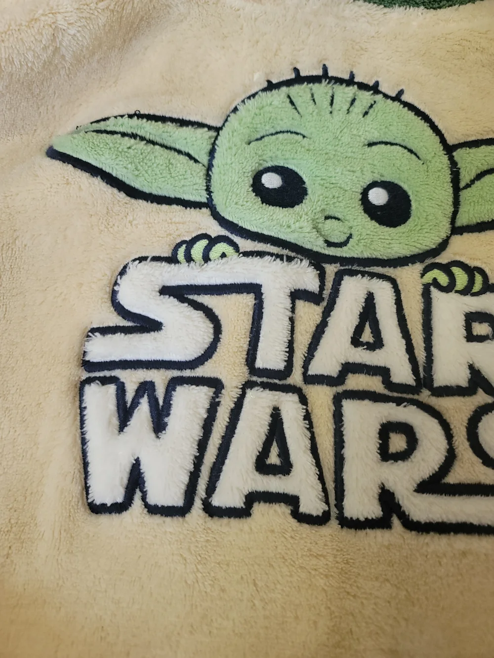 GAP Kids Star Wars Grogu Baby Yoda Plush Fleece Hooded Bathrobe Robe 5T 5 Years
